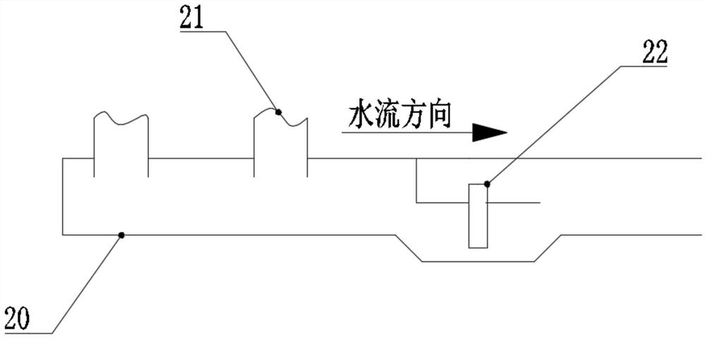 Sludge incineration flue gas emission up-to-standard control system and method