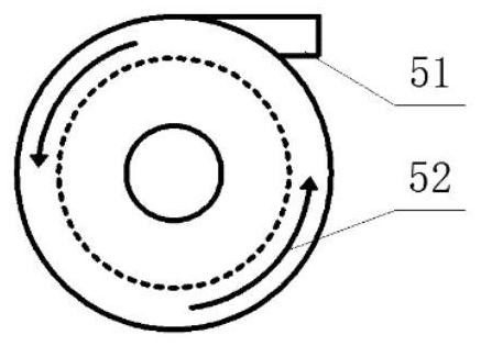 Bypass flue gas flow spray drying desulfurization wastewater treatment device and method