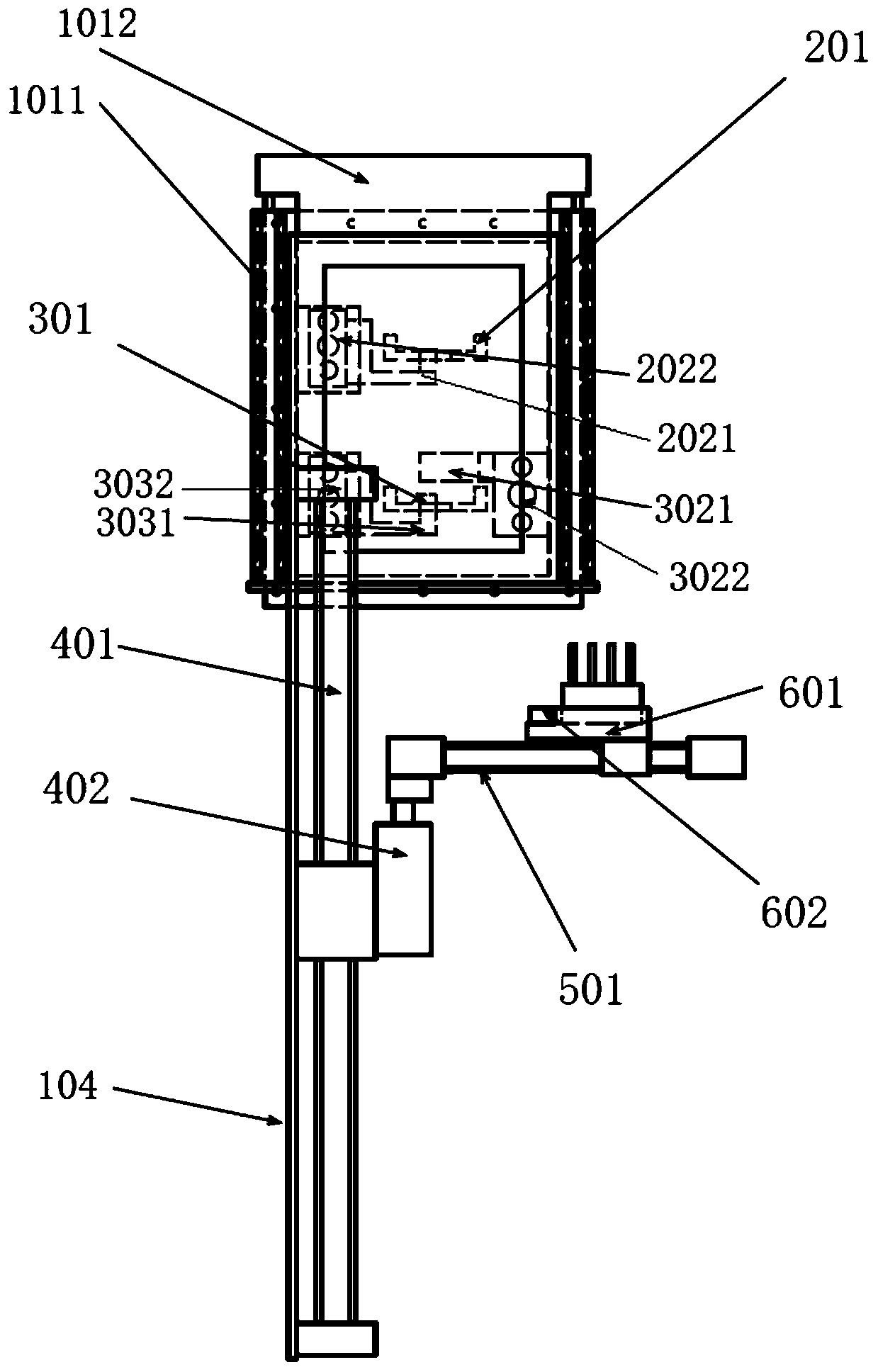 Conveying and transporting device for foundational detonator