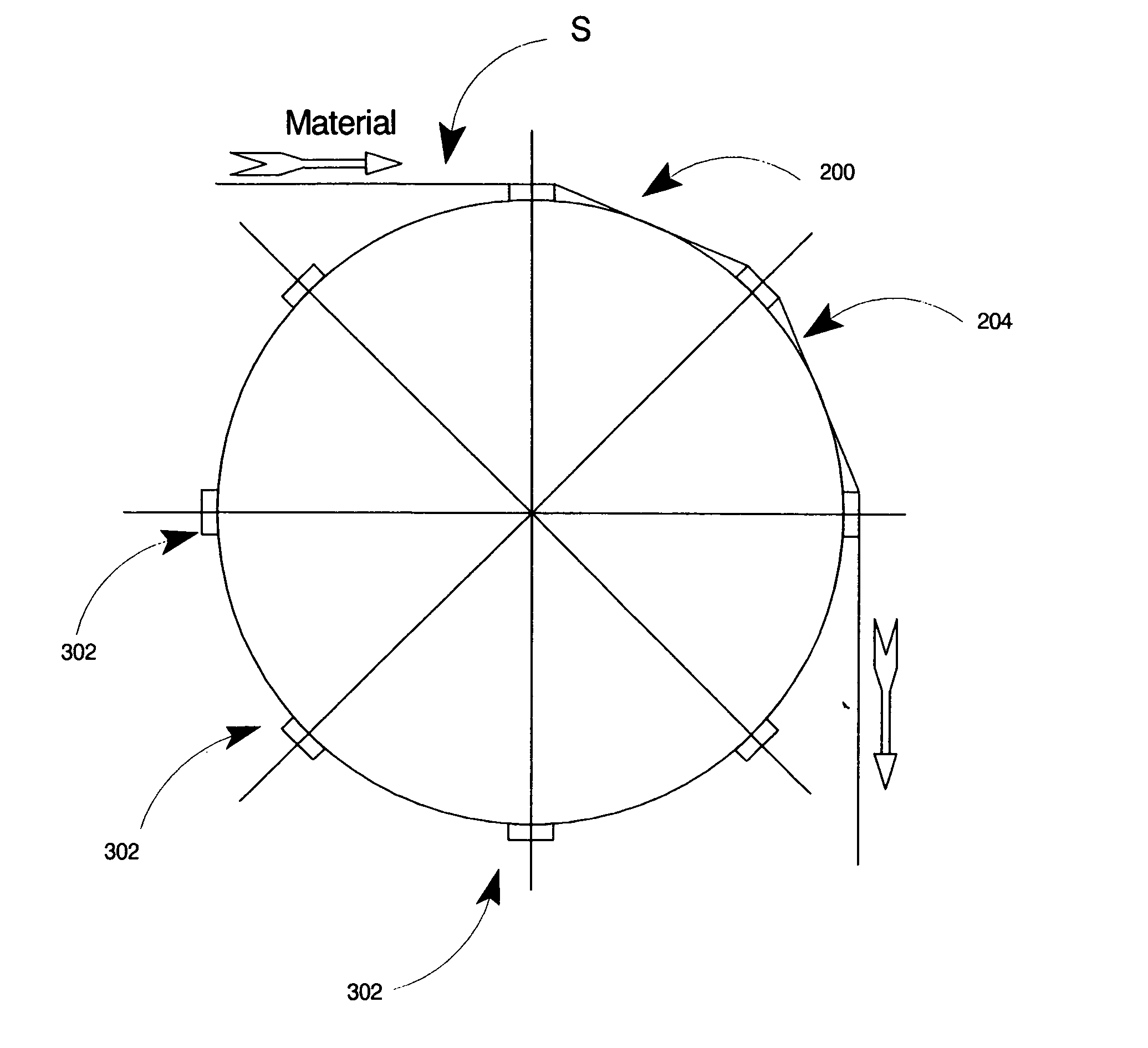 Roller with salient members