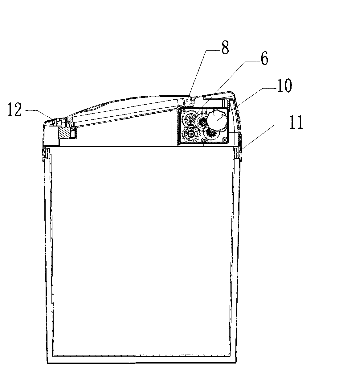 Automatic sterilization garbage bin