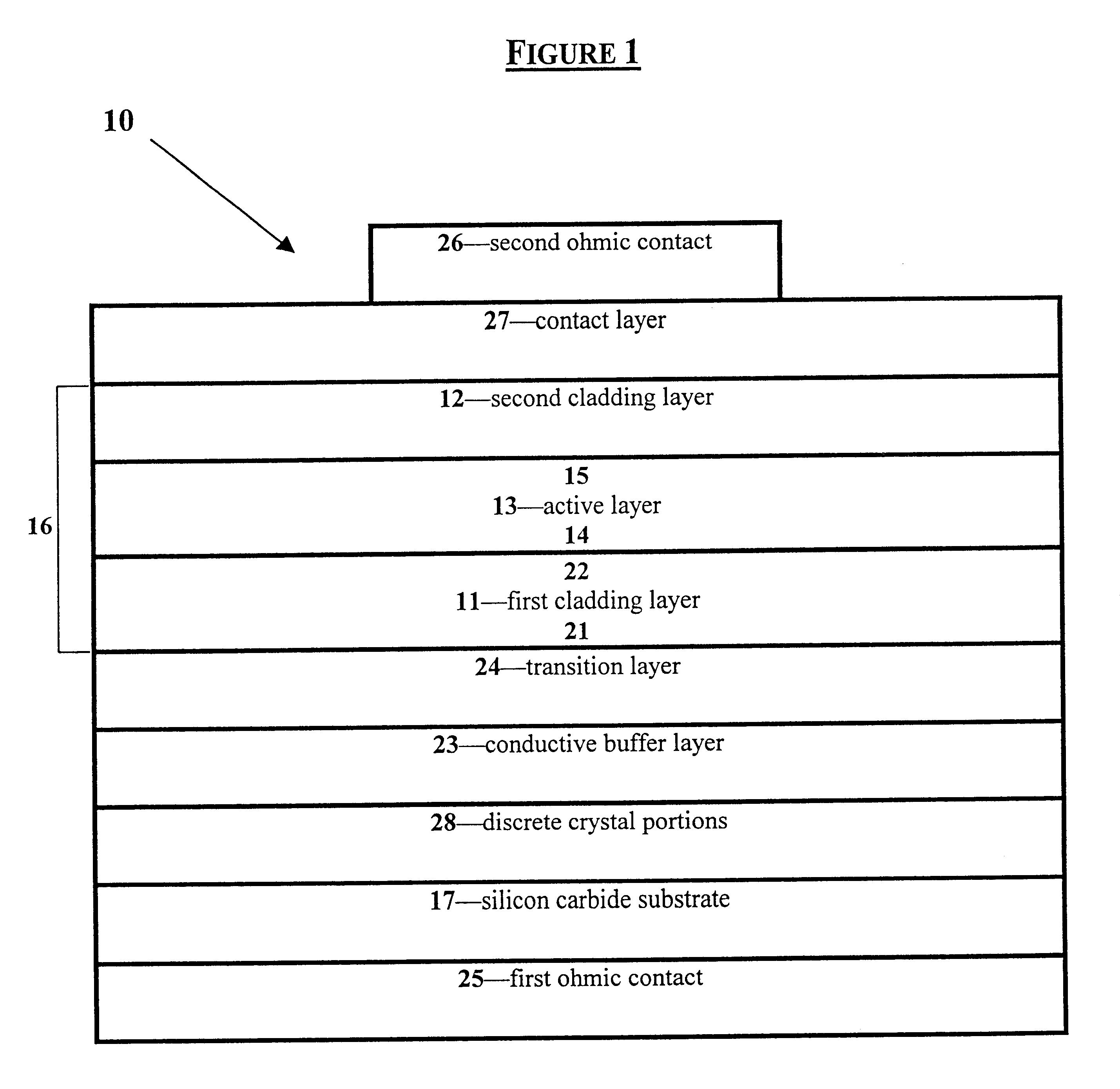 Group III nitride light emitting devices with gallium-free layers