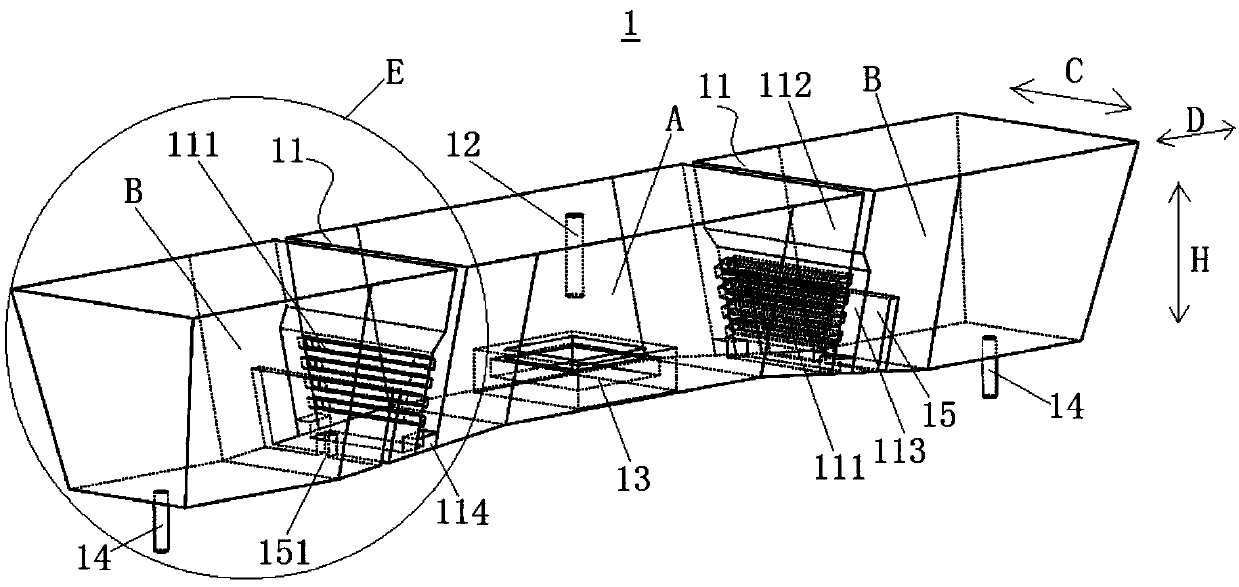 Tundish flow control system capable of filtering inclusions in steel