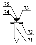 Multifunctional electric power fireproof protection device for electric power construction