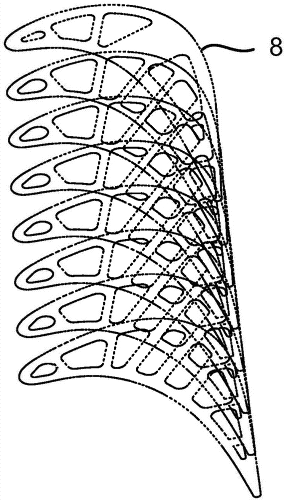 Determining method of designed shrinkage of hollow turbine blade investment casting mold