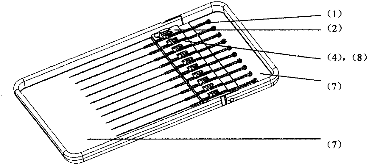 Filmed Acupuncture Needle Fixture