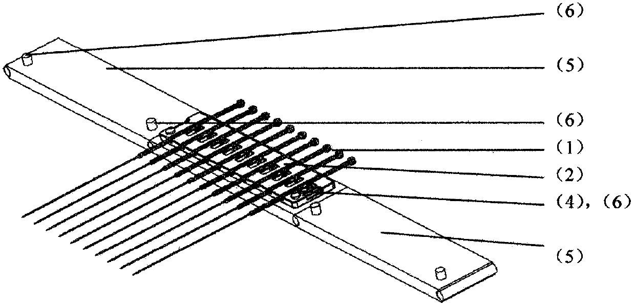 Filmed Acupuncture Needle Fixture