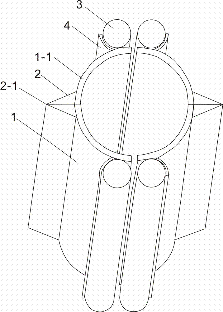 Static blasting and energy-gathering device and blasting method thereof