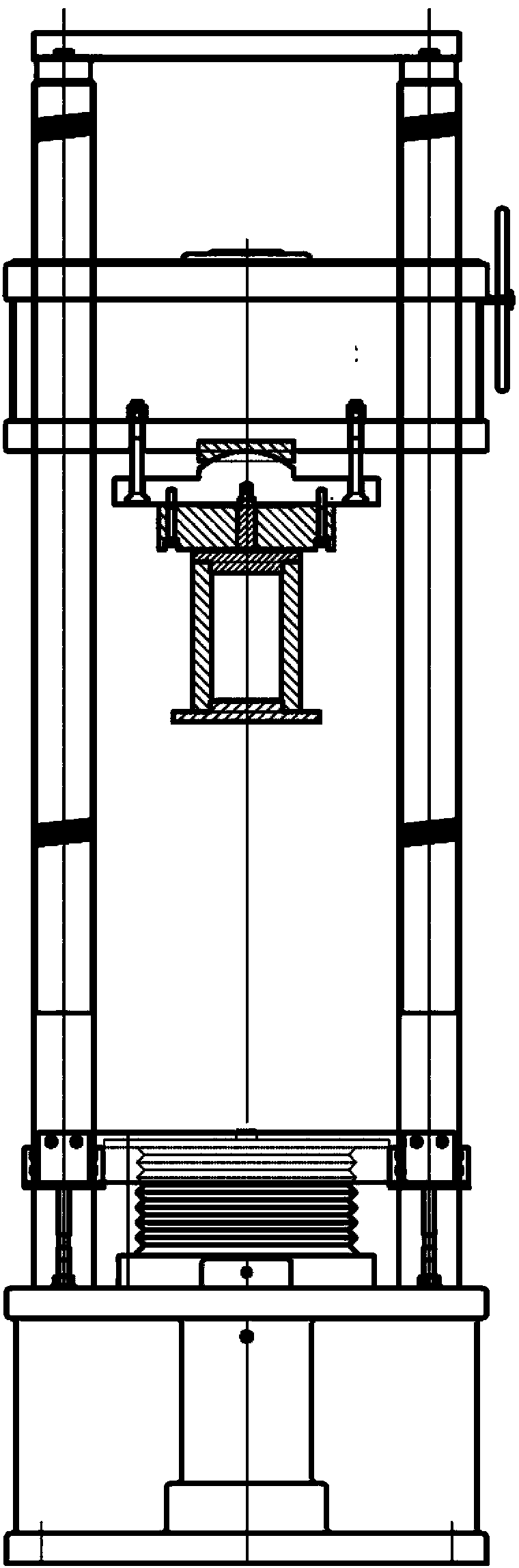 Rock-soil pressure shear rheological testing machine and testing method