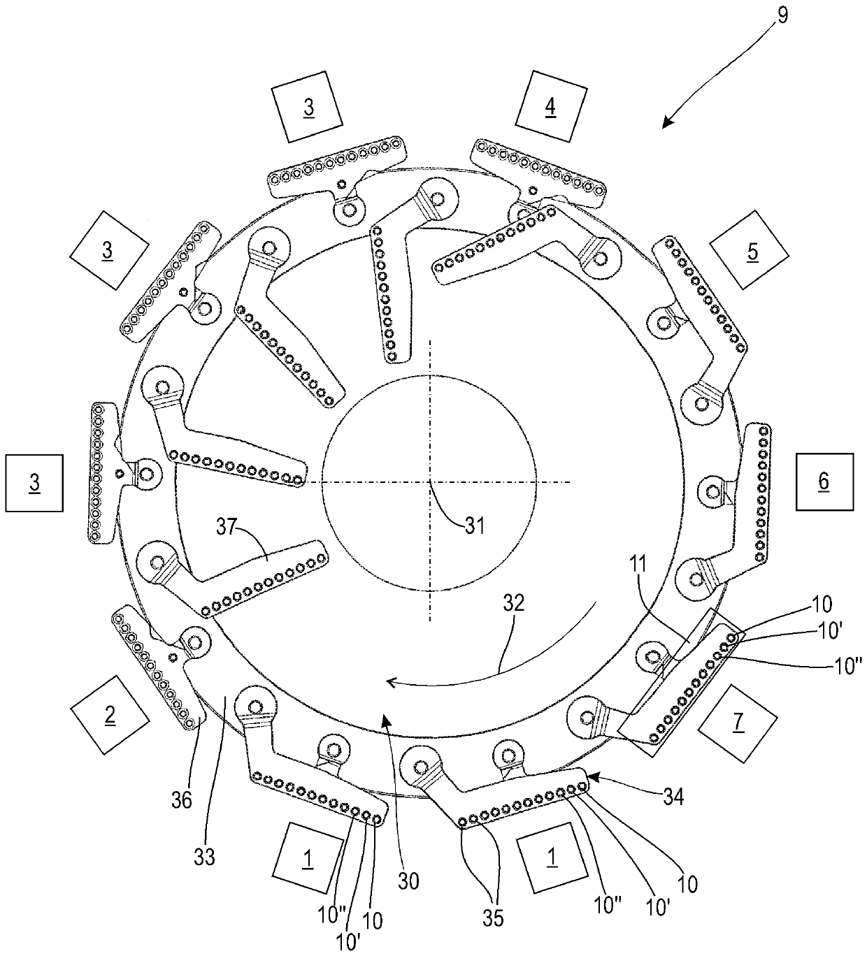 Capsule filling machine for filling capsules, and cleaning unit for use in a capsule filling machine