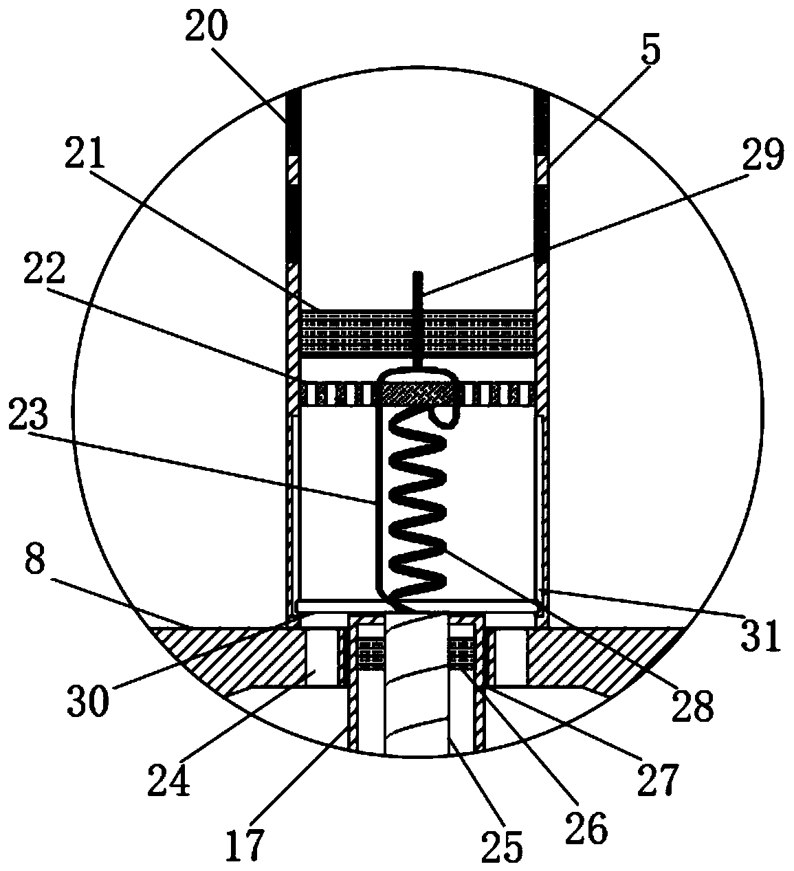 Self-stirring type biogas digester based on electro-magnetic induction