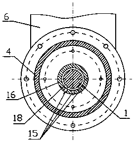 Bucket elevator tail wheel transmission bearing air sealing and dust leakage detection device