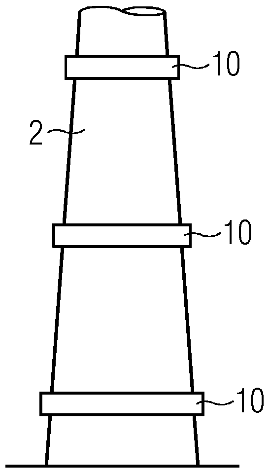 Electrical resonance change in a wind turbine