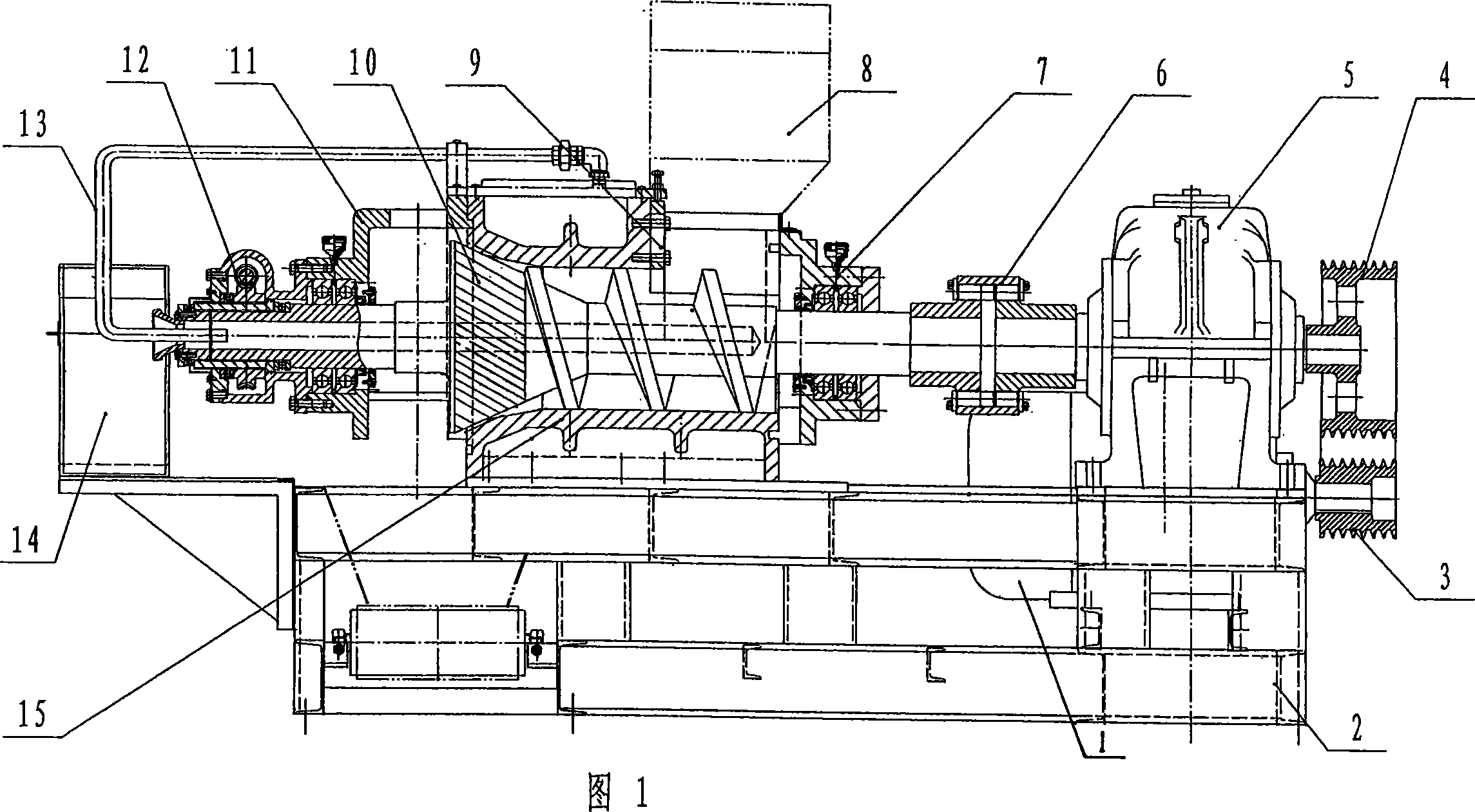 Scrap tire rubber bould crusher