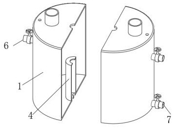 Wastewater treatment device for unsaturated polyester resin production and processing