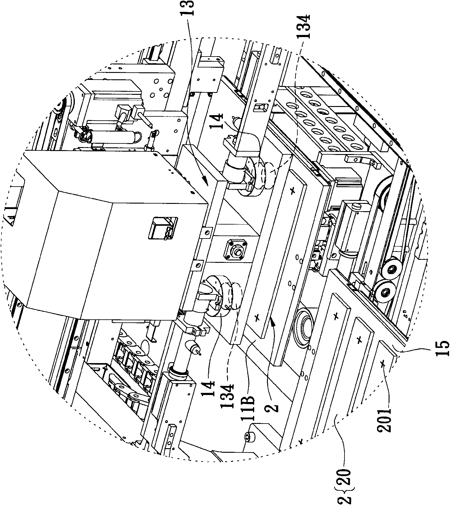 High-speed visual positioning device and method applied to substrate