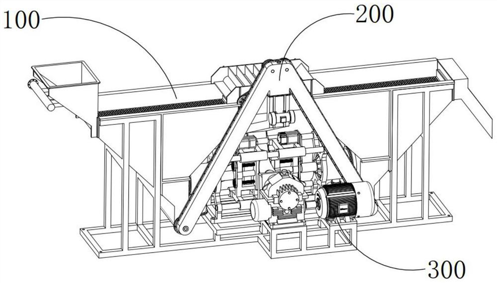 Jig gravity separation process of pyrite