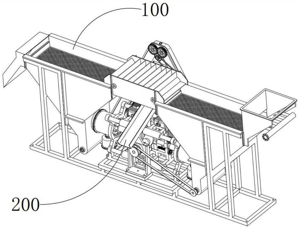 Jig gravity separation process of pyrite