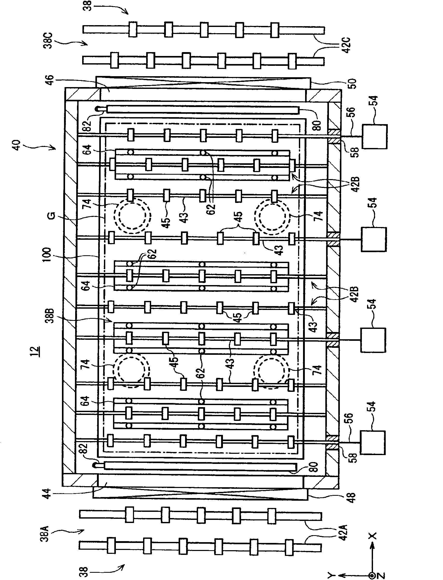 Decompression drying apparatus