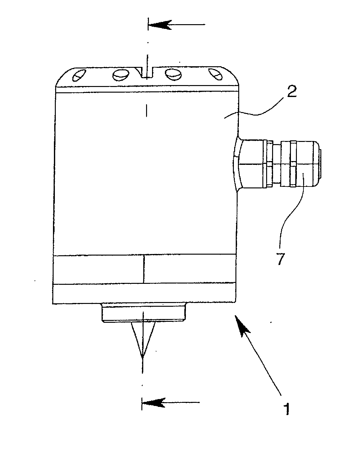 Microwave emitter and level measuring device