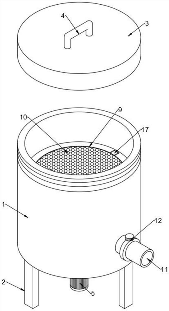 Rapid water sample filtering device for environmental monitoring