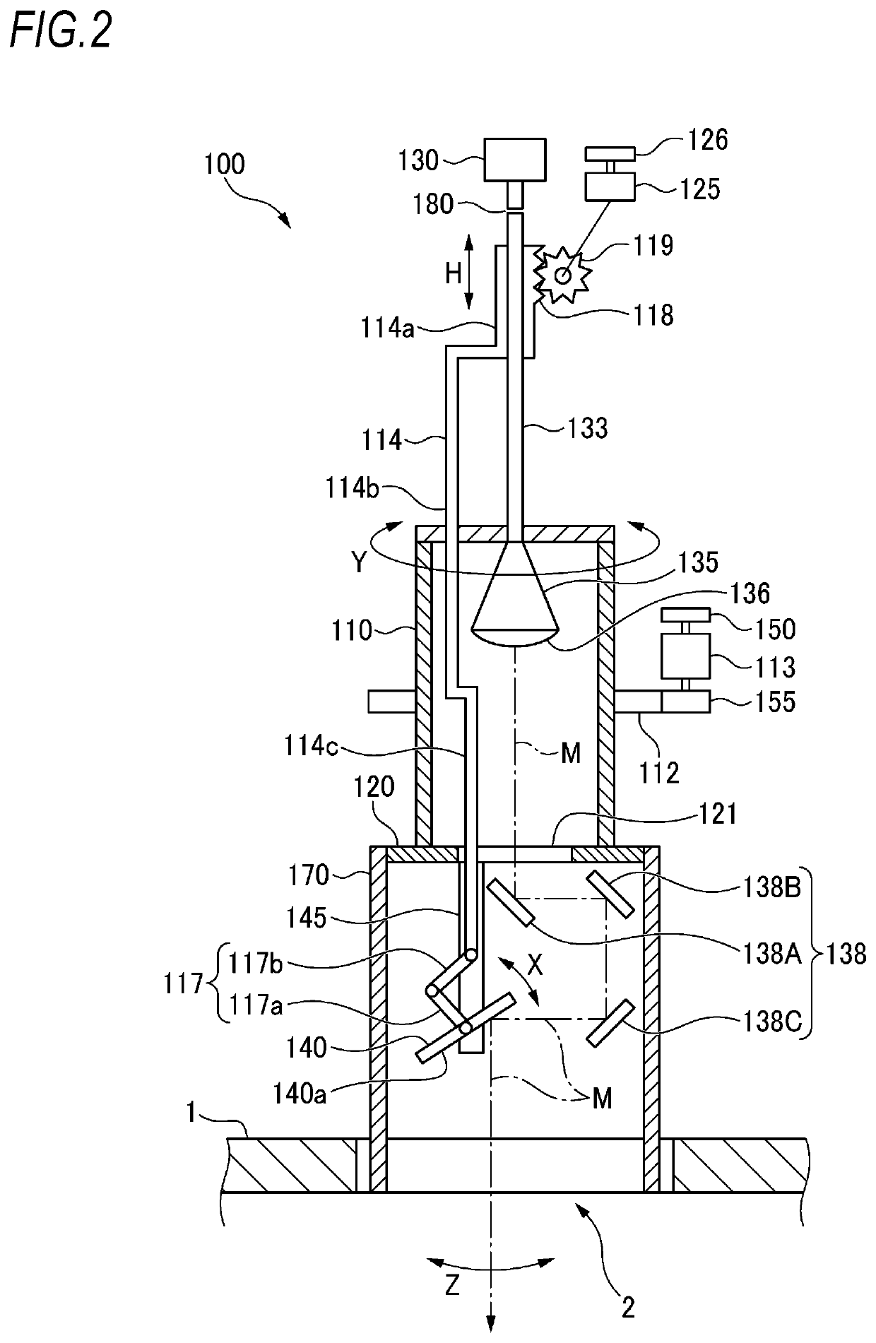 Surface profile detection apparatus of burden in blast furnace and operation method