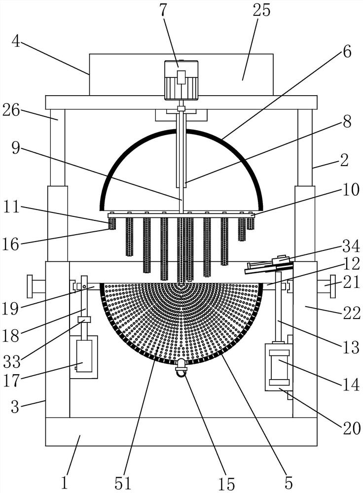 A kind of concrete aggregate separation device and separation method thereof