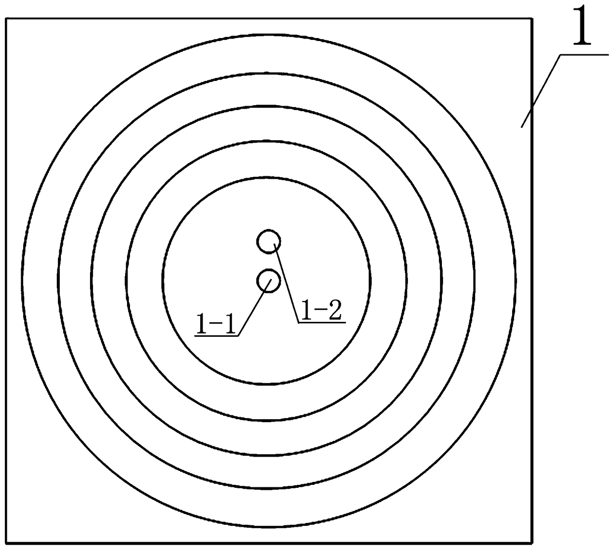 Test system for unconfined-space vapor cloud explosion chain reaction and test method of test system