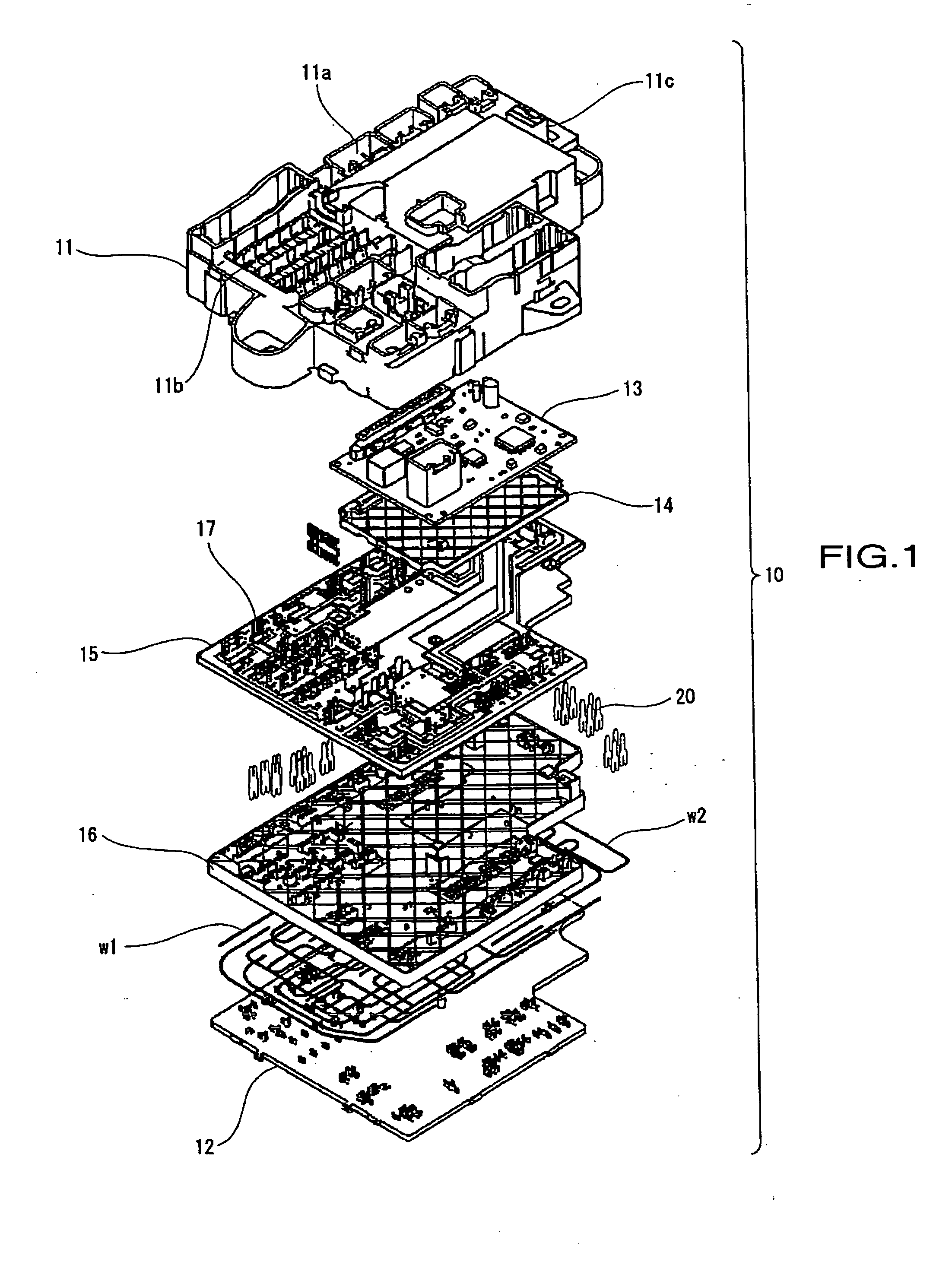 Automotive electrical connector box