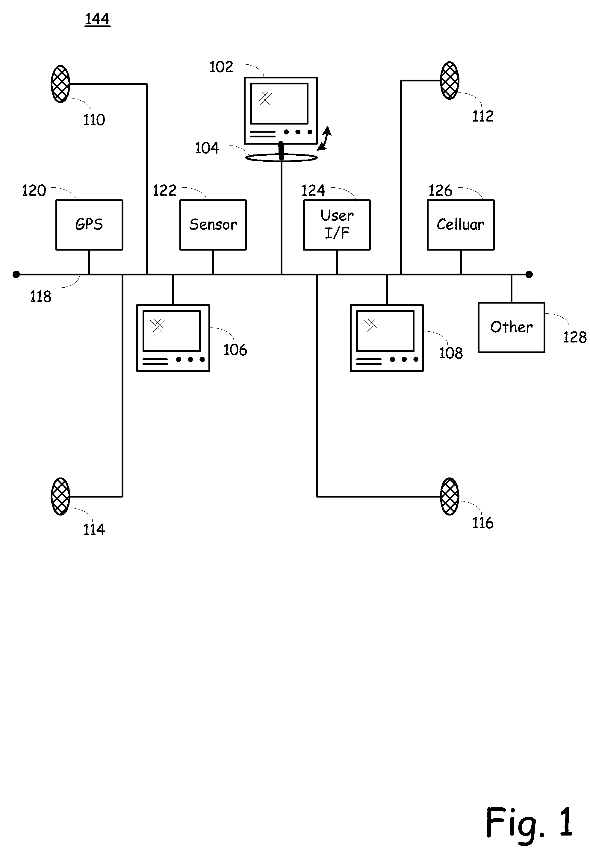 In-vehicle conditional multi-media center