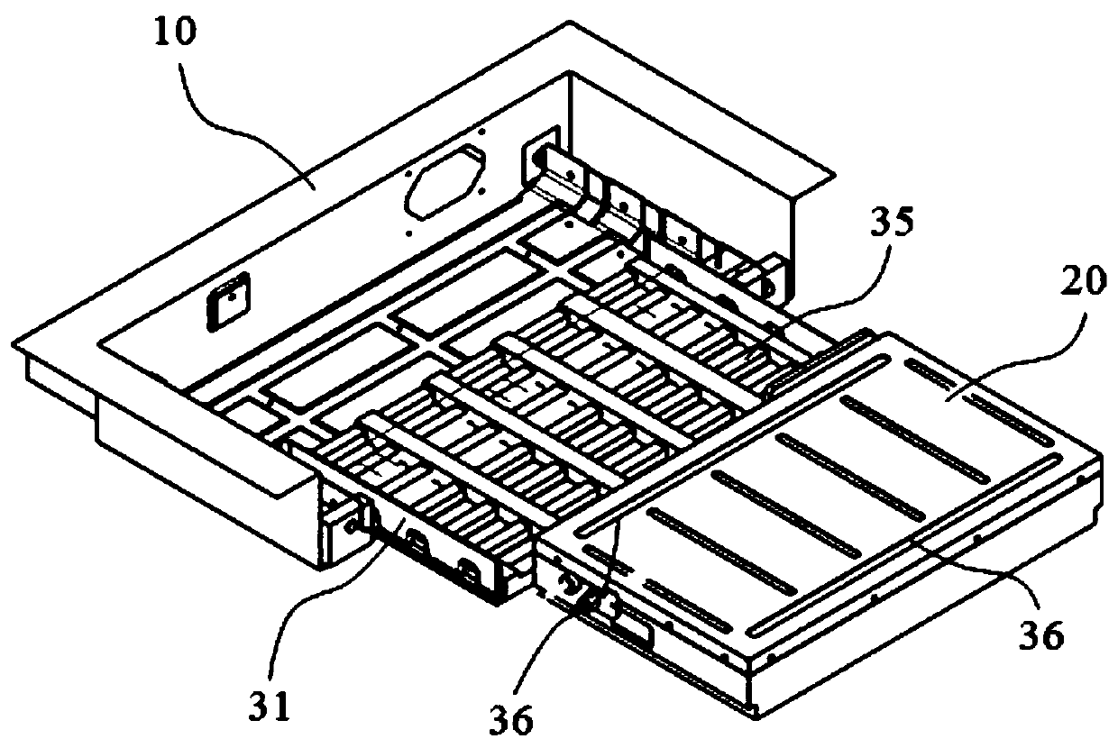 Quick power switching device for new energy vehicle