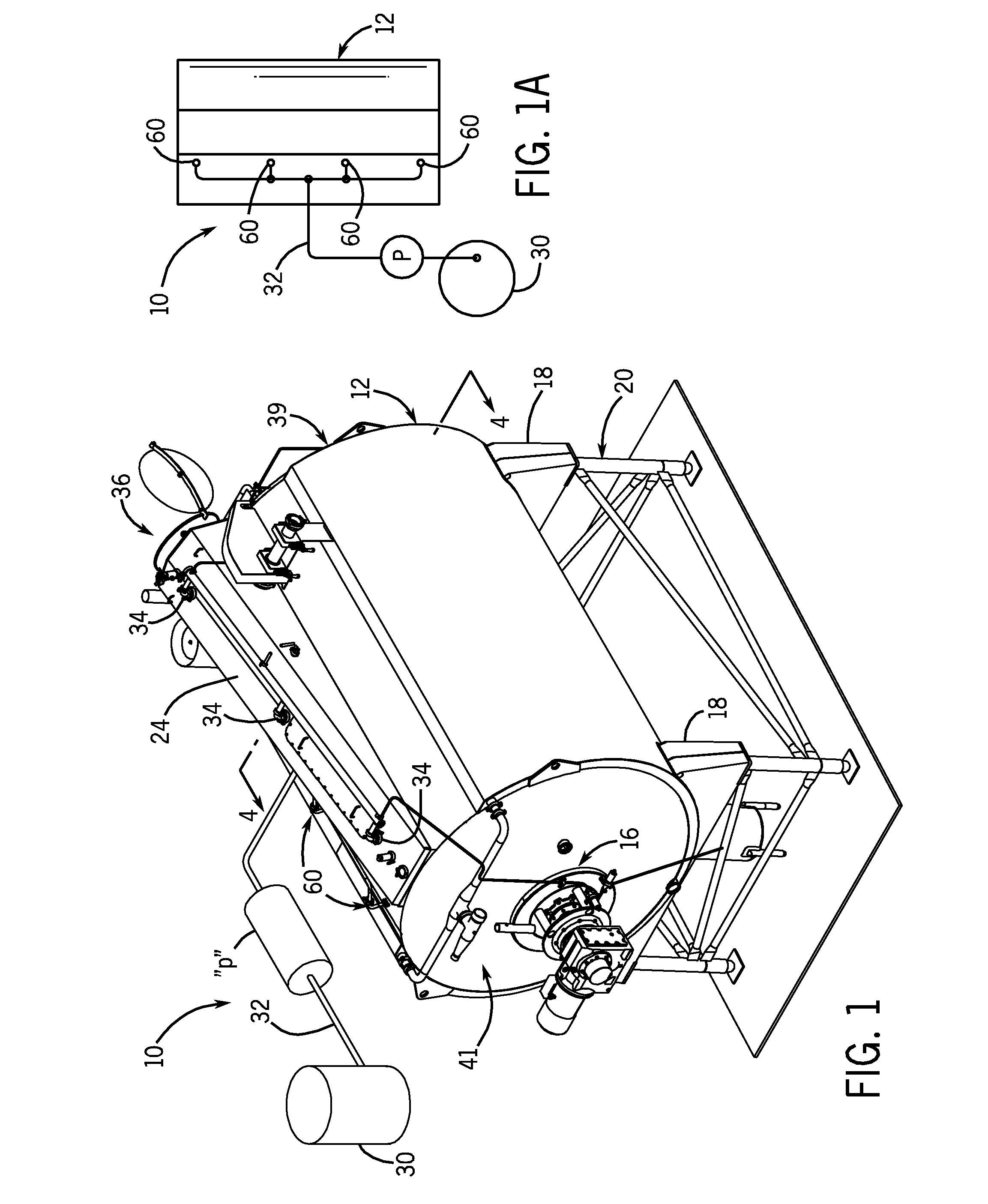 Cheese vat having spaced-apart seal members