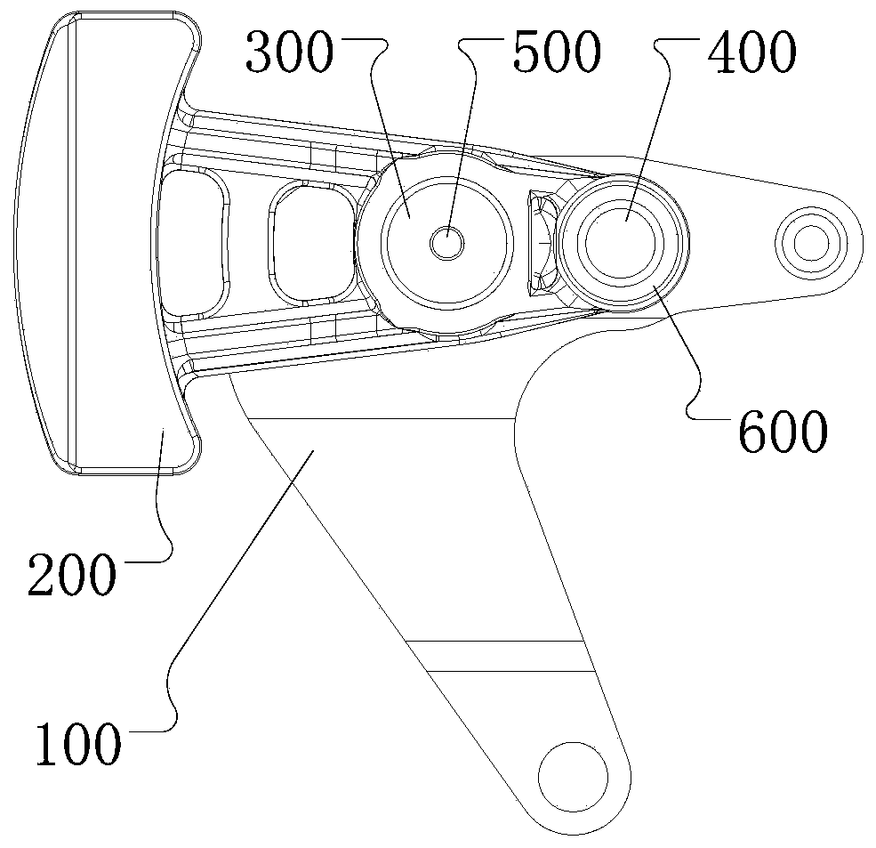 Gear shift damping component and automobile gear shift system