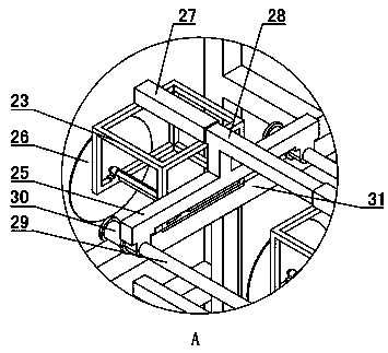 Piling device of insulating plate edge trimming device