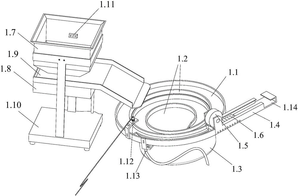 Automatic single-color mosaic-particle lay-up device and lay-up method thereof