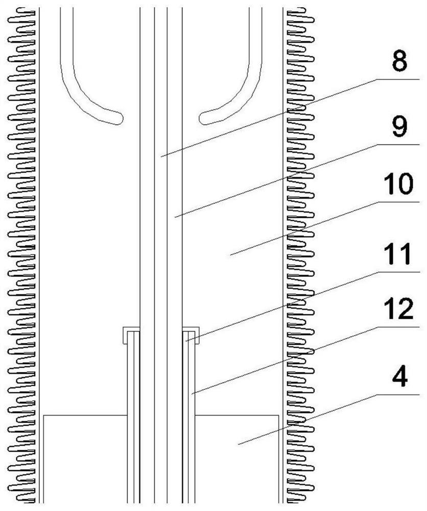 Direct-current bushing voltage-sharing device based on low-conductivity temperature coefficient epoxy composite material