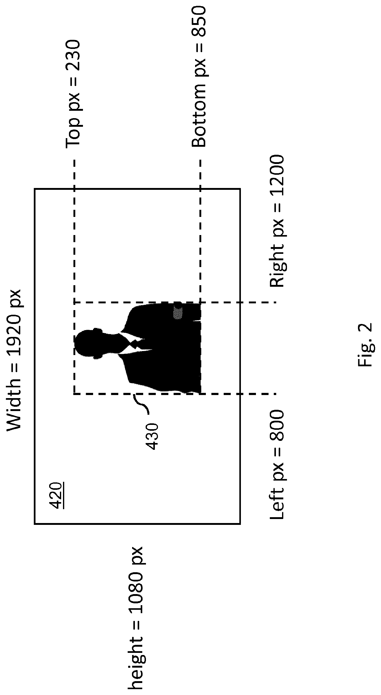 Obtaining image data of an object in a scene