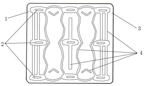 Artificial composite tray for logistics and preparation method thereof