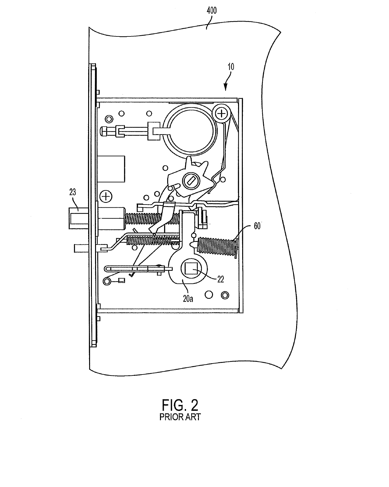 Mortise lock with multi-point latch system