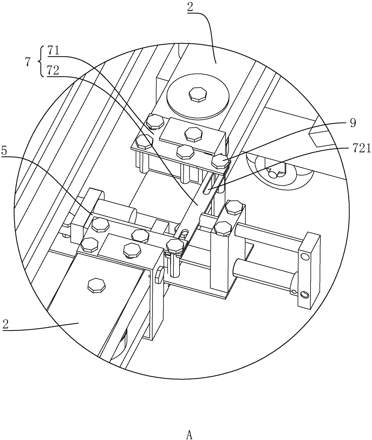 Pavement deflection automatic detection device based on Benkelman beam method