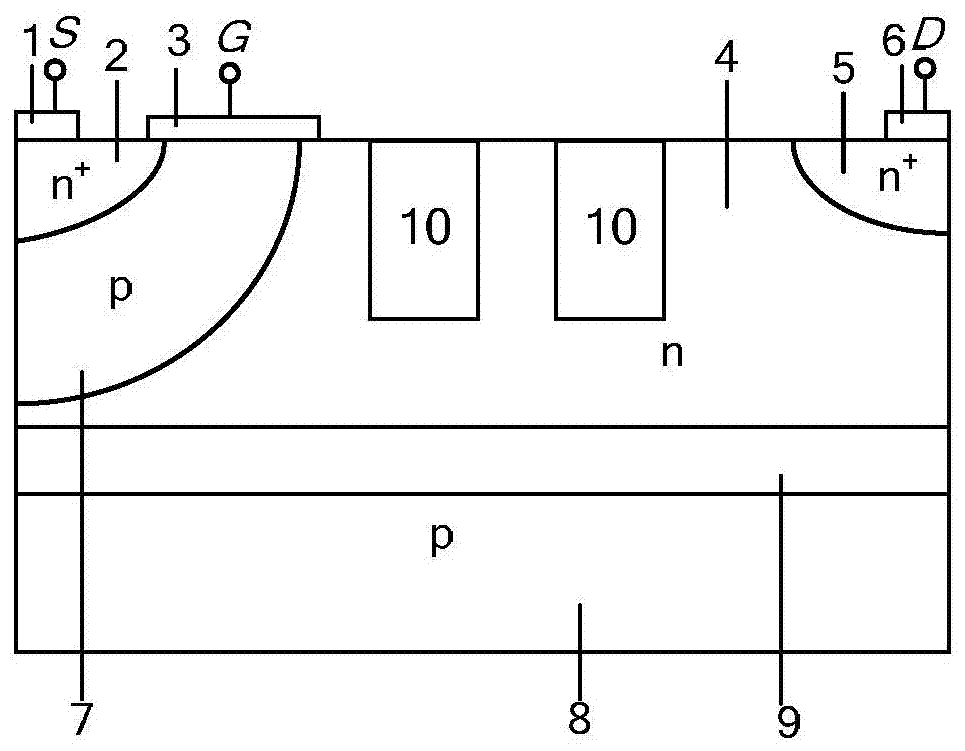 Soi withstand voltage structure and power device based on folded drift region