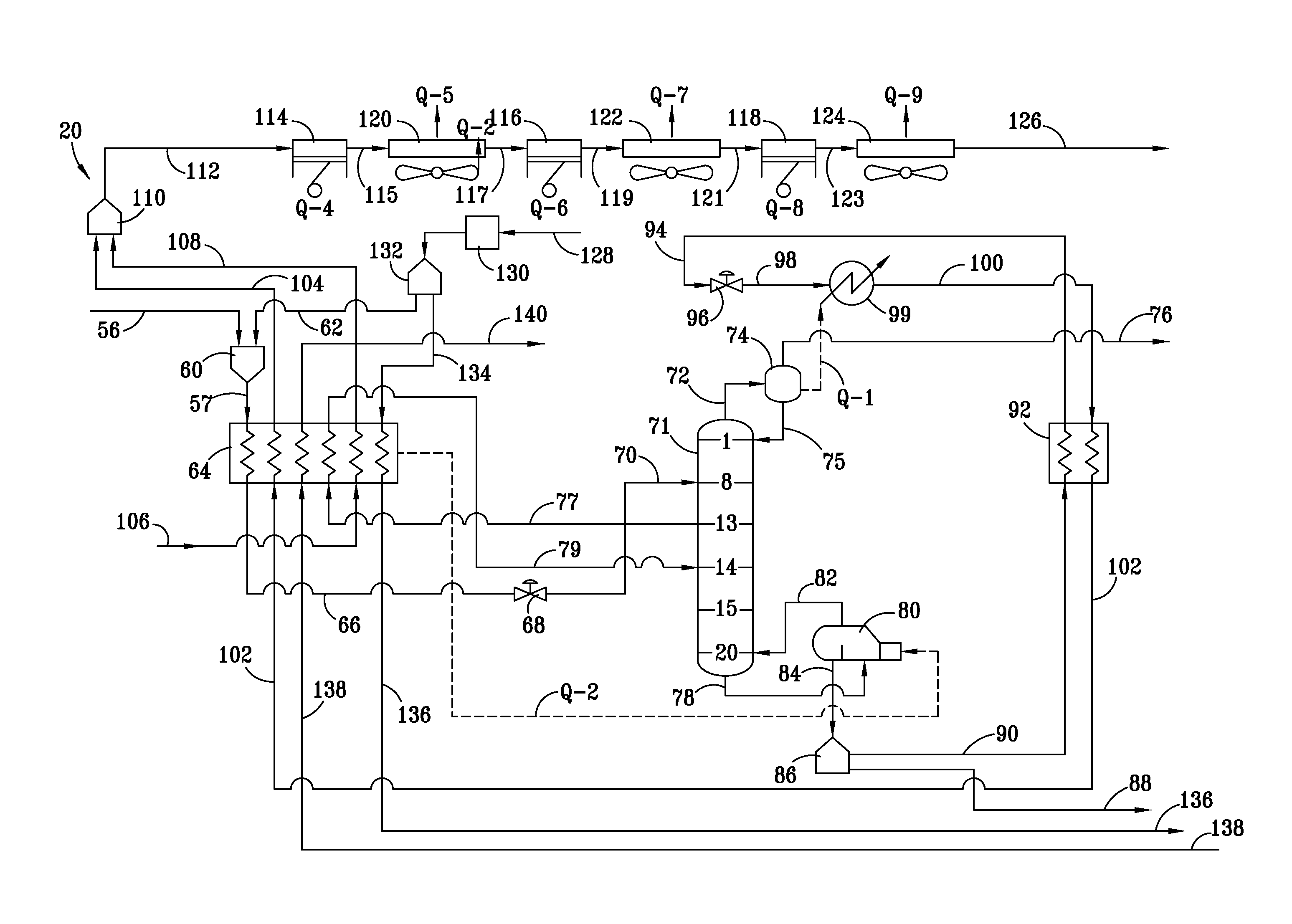 System and method for producing LNG from contaminated gas streams