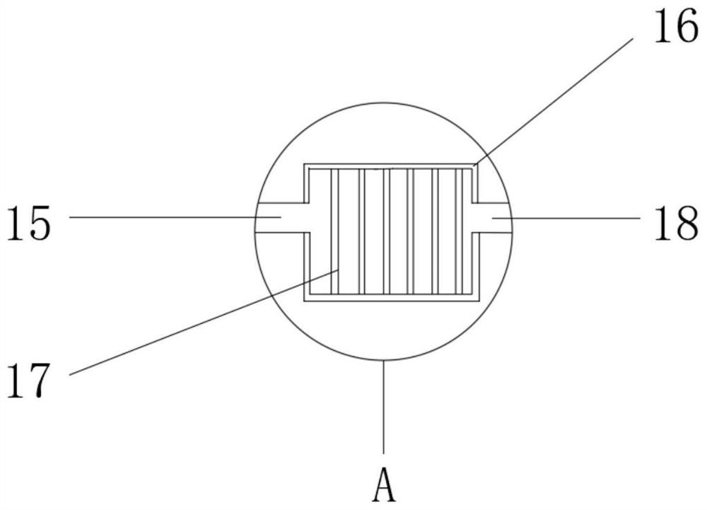 Petroleum wastewater treatment device