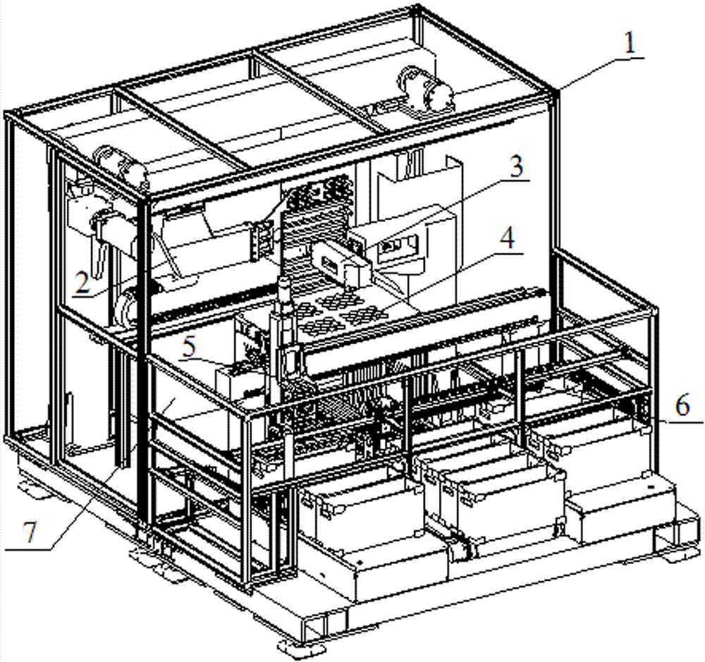 A system for automatically taking out and packing blood collection tubes for medical use