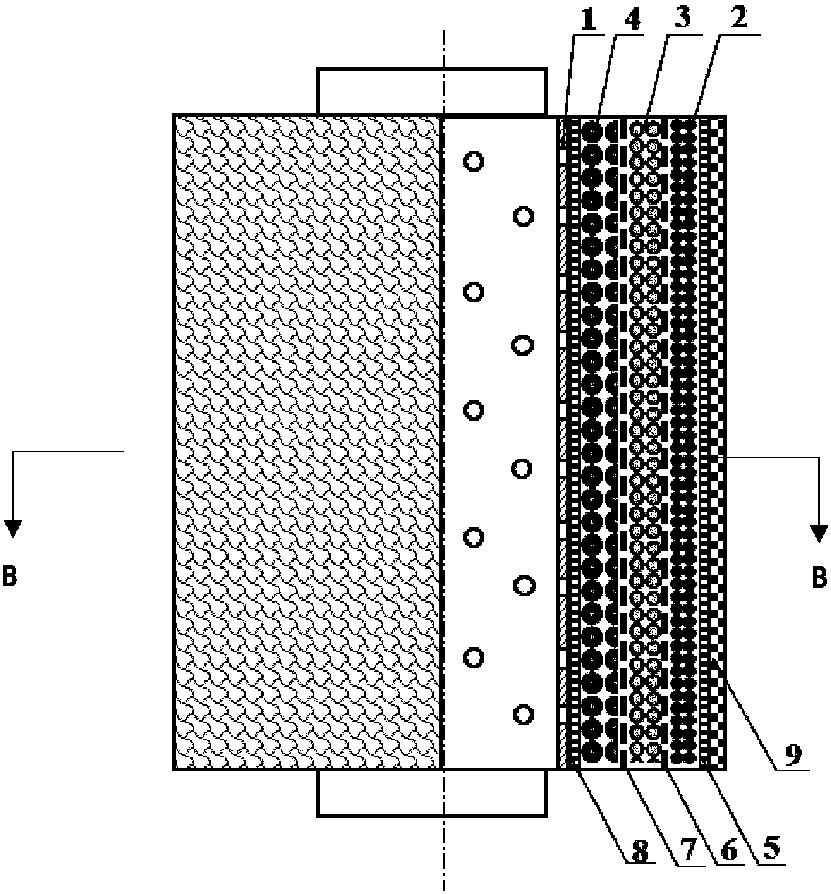 Multi-layer multi-size fraction composite prefilling sieve tube suitable for sand prevention of silty-fine sand