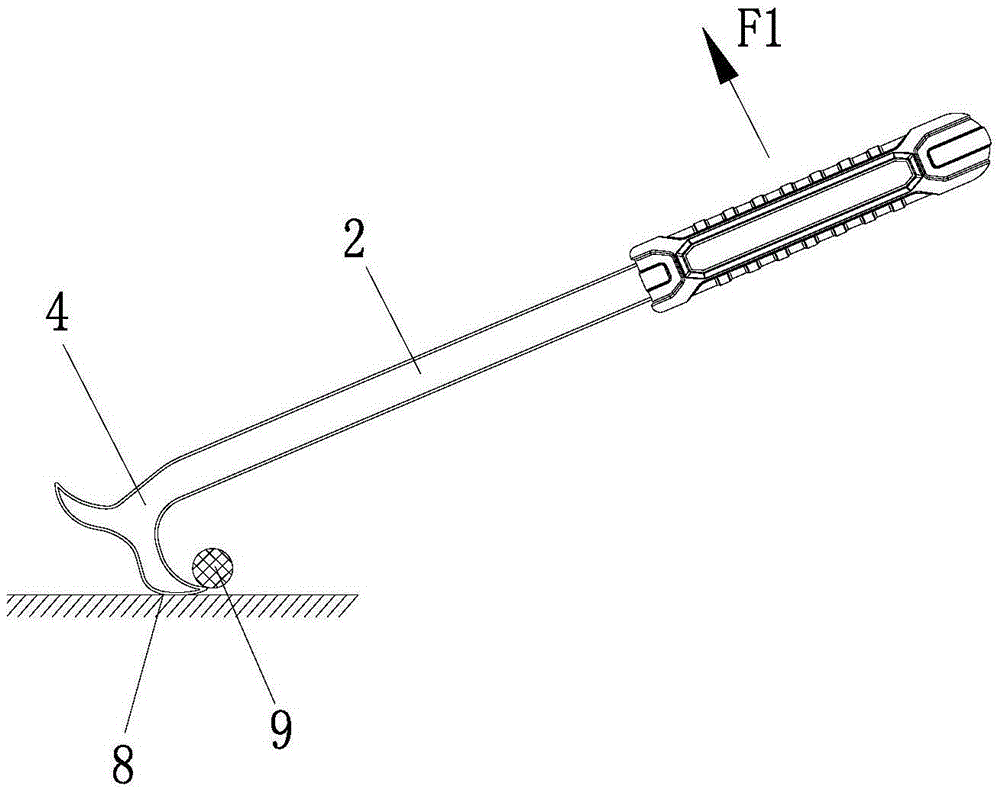 Rebar prying hook