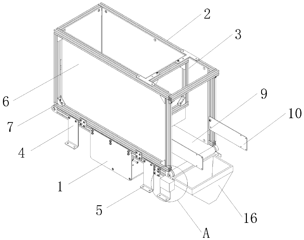 Automatic online feeding mixer