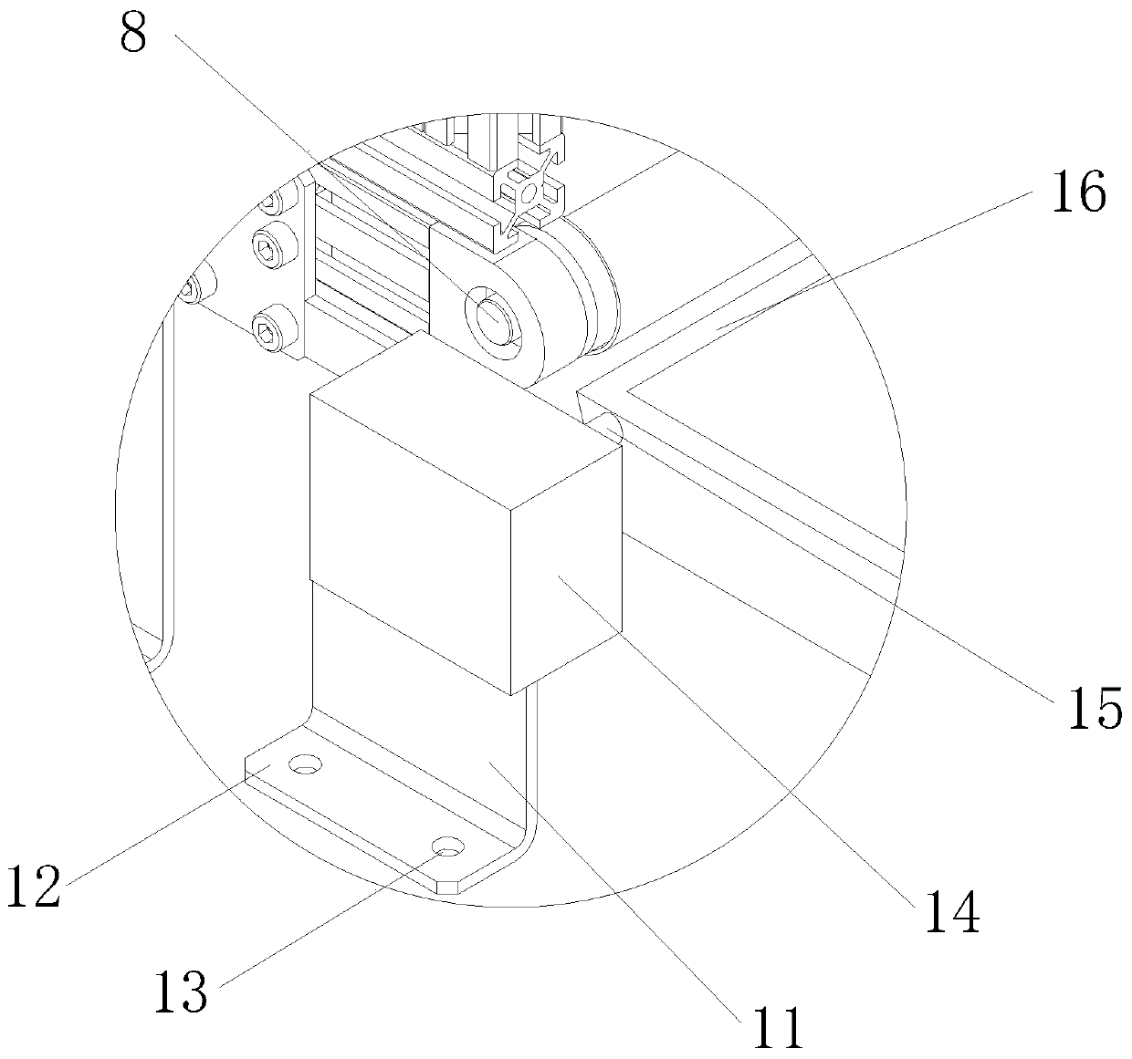 Automatic online feeding mixer