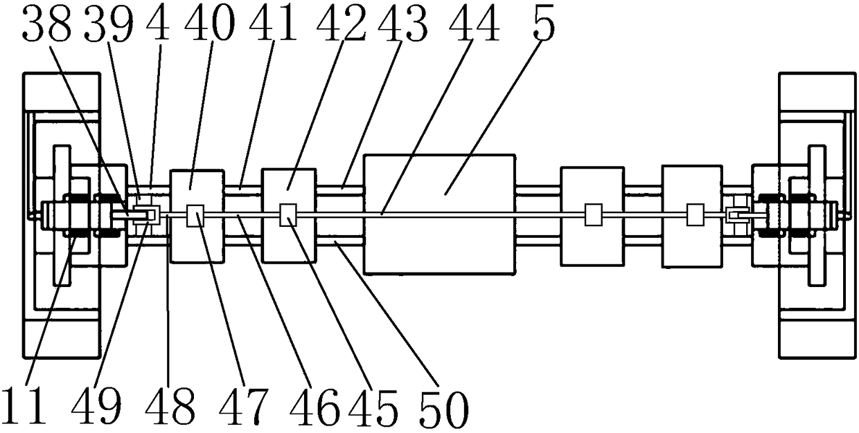 Anti-sideslip safe stable type automobile front drive axle drive mechanism used for automobile