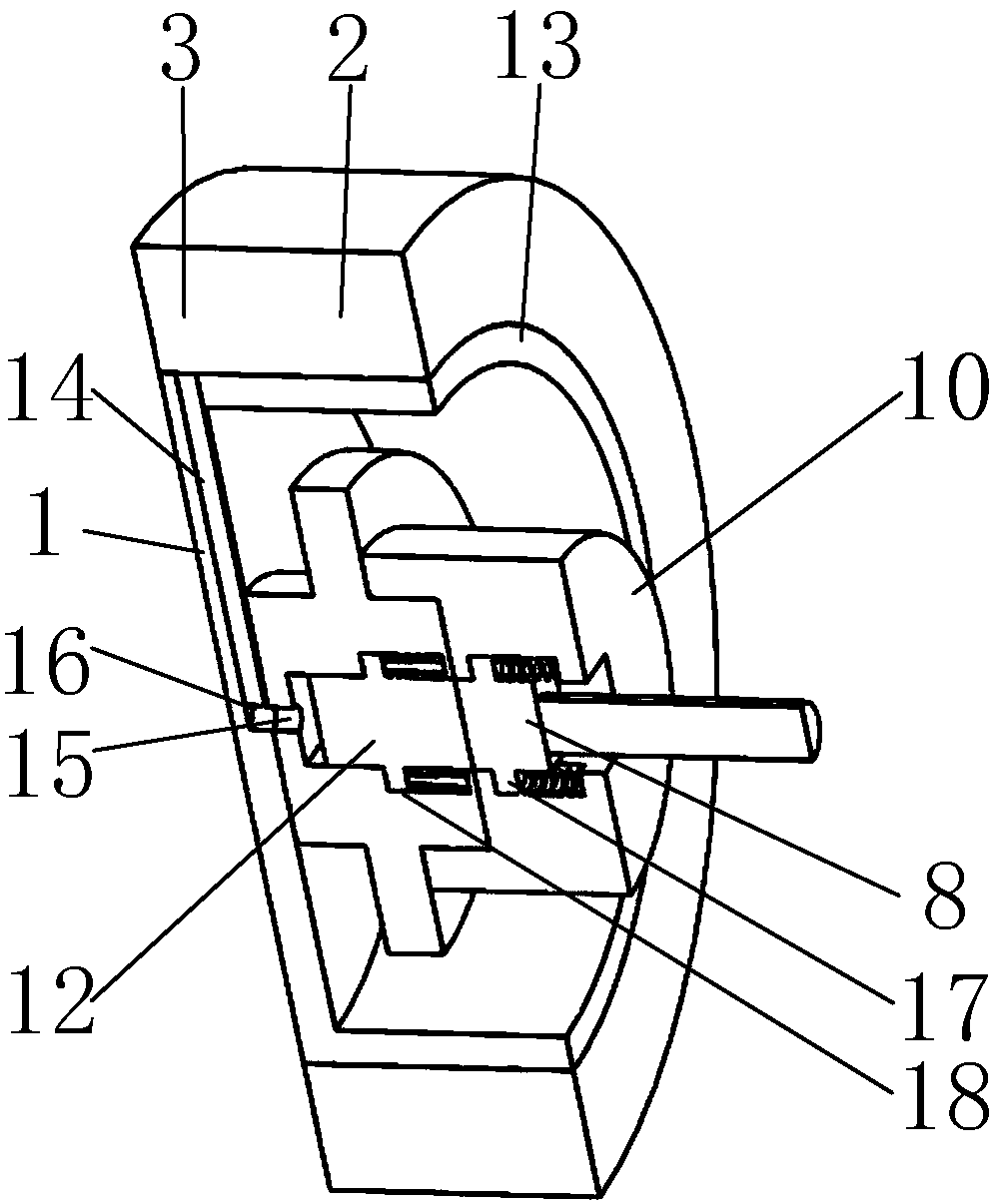 Anti-sideslip safe stable type automobile front drive axle drive mechanism used for automobile